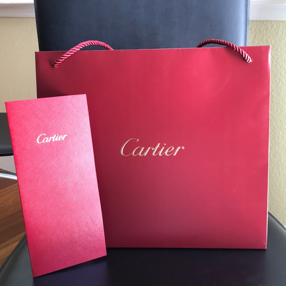 Cartier shopping bag